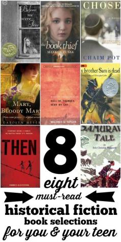 Historical Fiction for Teen Readers and Parents via Tipsaholic.com #books #teen #historical #fiction>>> i actually have read one or two of these :)