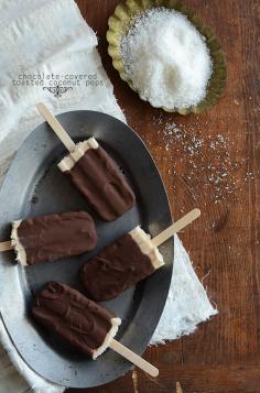 
                    
                        Chocolate-Covered Toasted Coconut Pops
                    
                