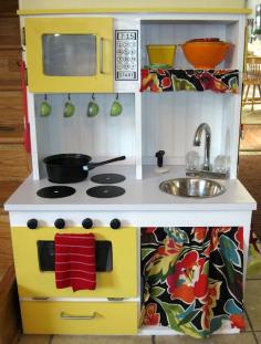 DIY kids kitchen idea