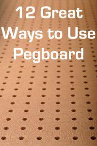 
                    
                        Pegboard is so cool.....so many ways!
                    
                