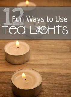 12 Fun Ways to Use Tea Lights. Try the luminaries and brioche tins.