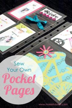 
                    
                        Sew Your Own Pocket Pages
                    
                