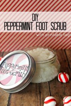 Relax at the end of the day with this DIY Peppermint Foot Scrub. | Here's How To Use Castile Soap To Clean Everything In Your House