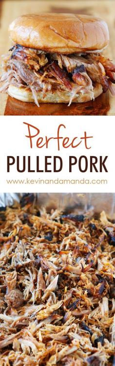 How to make authentic Southern Pulled Pork! Delicious dinner recipe. Pretty sure I could do this in my crock pot!