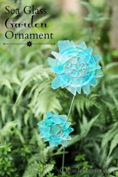 
                    
                        Learn how to make sparkling sea glass ornaments for the garden.
                    
                