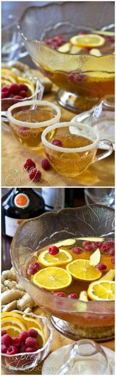 
                    
                        Champagne Punch with Raspberry and Orange Liqueur
                    
                