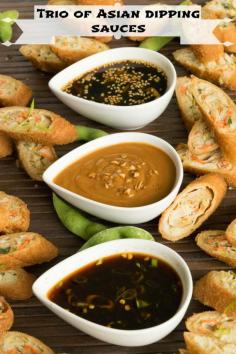 
                    
                        Spring & egg rolls with trio of Asian dipping sauces #taipeigoodfortune #cbias #ad
                    
                