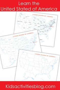 Fun free printable to help your kids learn the states and their capitals!