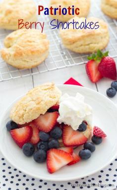 Berry Shortcakes - THE BEST  light, tender shortcakes with fresh berries and cream | Kristine's Kitchen