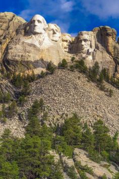 
                    
                        The faces of Mount Rushmore, South Dakota
                    
                