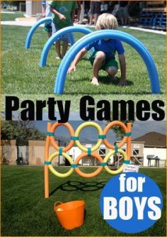 http://WhoLovesYou.ME | Do it yourself birthday party ideas Party Games for Boys.  Awesome DIY party games for boys and girls.  Great for birthday celebrations, family gatherings and just for fun.  Lots of creative inexpensive game ideas. #DIYbirthday birthday