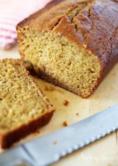 Peach Bread recipe made with baby food!