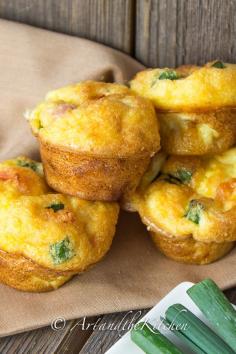 (Canada) Breakfast Egg Bites | Art and the Kitchen -these mini egg muffins are quick and easy to prepare, great low carb breakfast or afternoon snack!