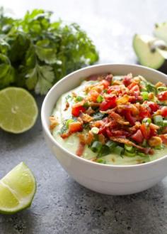 
                    
                        Avocado Bacon Dip! Creamy Avocado, light sour cream, ranch seasoning and crisp bacon make for the perfect Summer appetizer!
                    
                