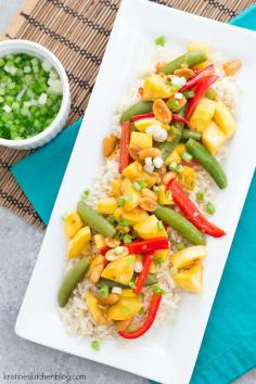 
                    
                        Just 30 minutes to make this healthy, spicy Kung Pao Stir-Fry with Summer Squash!
                    
                