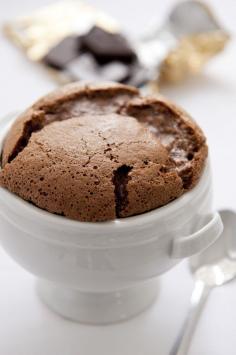 A timeless classic that never goes out of (delicious) style: Chocolate Souffle. #chocolate #dessert #food #souffle #French