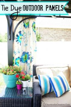 
                    
                        Tulip Tie Dye Outdoor Gazebo Panels -
                    
                