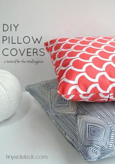 DIY pillow covers