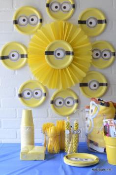 Minions Party ideas and more | NoBiggie.net. I could use this in my classroom.