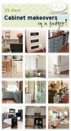 Kitchen cabinet transformations #kitchen cabinets, #kitchen cabinet makeover ideas