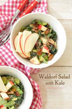 Kale Waldorf Salad (Whole Foods Market salad).