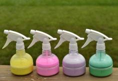 Summer activities for kids - spray chalk paint