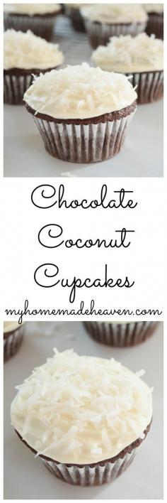 
                    
                        Chocolate Coconut Cupcakes and Blogiversary Giveaway! - My Homemade Heaven
                    
                