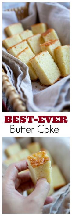 Butter Cake - BEST-EVER rich, loaded, sweet, extremely buttery butter cake. The only butter cake recipe you need, must try | http://rasamalaysia.com