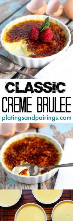 
                    
                        Creme Brulee is the PERFECT make-ahead dessert - Who doesn't LOVE this classic?
                    
                