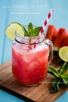 Watermelon Juice Recipe