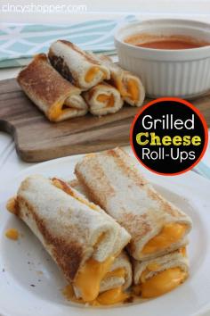 Grilled Cheese Roll-Ups. I like changing it up, especially for a kid's lunch when they get a little tired of the old ways.
