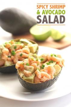 
                    
                        Spicy Shrimp & Avocado Salad.
                    
                