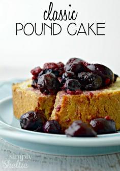 This is my favorite recipe for Classic Pound Cake. It’s perfectly moist, rich and velvety. Serve with just a dusting of powdered sugar, or maybe a berry compote. Or be decadent with ice cream and Dulce de Leche.