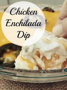 This Chicken Enchilada Dip