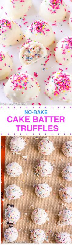
                    
                        No-Bake Cake Batter Truffles
                    
                