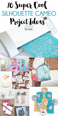 10 Super Cool Silhouette CAMEO Project Ideas. Did you know you can cut wood sheets with your Silhouette?! | See all the projects at bydawnnicole.com