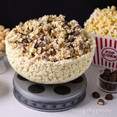 
                    
                        The White Chocolate Popcorn Bowl Ensures Snacking is Endless #edible trendhunter.com
                    
                