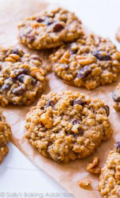 Sallys Baking Addiction Soft & Chewy Oatmeal Raisin Cookies. » Sallys Baking Addiction / I am trying these today - we love oatmeal cookies, but are trying to find ones that are the right blend of soft and chewy