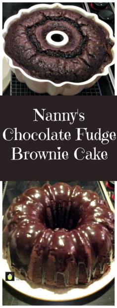 
                    
                        Nanny's Chocolate Fudge Brownie Cake is a keeper recipe! Easy to make and perfect for chocolate lover's.This is also freezer friendly if you wanted to make in to portions or make ahead for a party!
                    
                