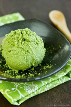 Green Tea Ice Cream (Matcha Ice Cream) #Dessert #Japan #Recipe