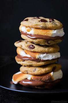 Chocolate Chip Cookie S'mores | POPSUGAR Food