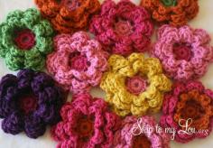 Ravelry: Crochet Flowers pattern by Cindy Hopper