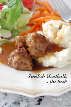 Grandma Kae’s Swedish Meatball Recipe.   Original recipe card in her handwriting.  This is pure comfort food  a family favorite. | NoBiggie.net