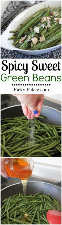 Spicy Sweet Green Beans Recipe. The best!!