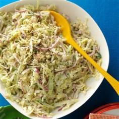 Cilantro Blue Cheese Slaw Recipe- Serve alongside any entree or use it as a topping for fish tacos.