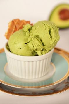 Vegan Avocado Ice Cream