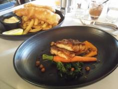 
                    
                        fish and chips at the back and barramundi at the front - Ripples at Chowder Bay, Restaurants, Mosman, NSW, 2088 - TrueLocal
                    
                