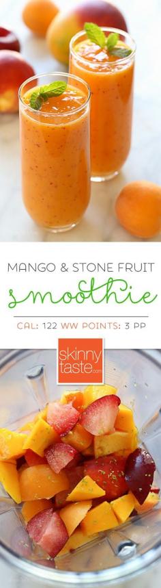 Summer Fruit Smoothie Mango Piedra