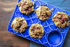 
                    
                        This Peanut Butter & Jelly Streusel Muffins Recipe is Quick and Easy #muffin trendhunter.com
                    
                