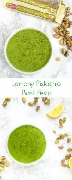 
                    
                        Lemony Pistachio Basil Pesto - The Lemon Bowl
                    
                